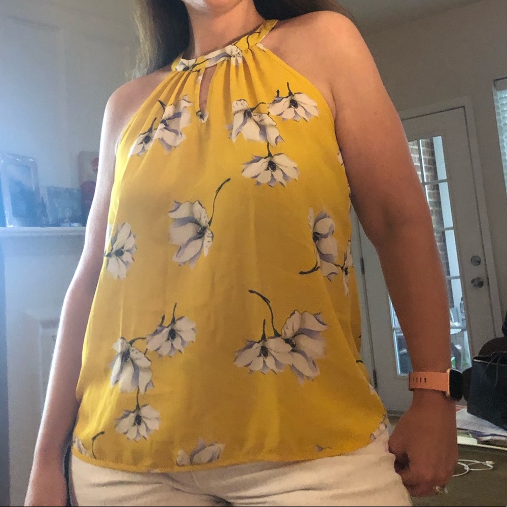 Papermoon Yellow floral top 🌼
